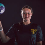 Sportler Porträt Foto einer Handballerin, NHC Northeim