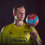 Sportler Porträt Foto eines Handballers, NHC Northeim