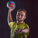 Sportler Porträt Foto eines Handballers, NHC Northeim